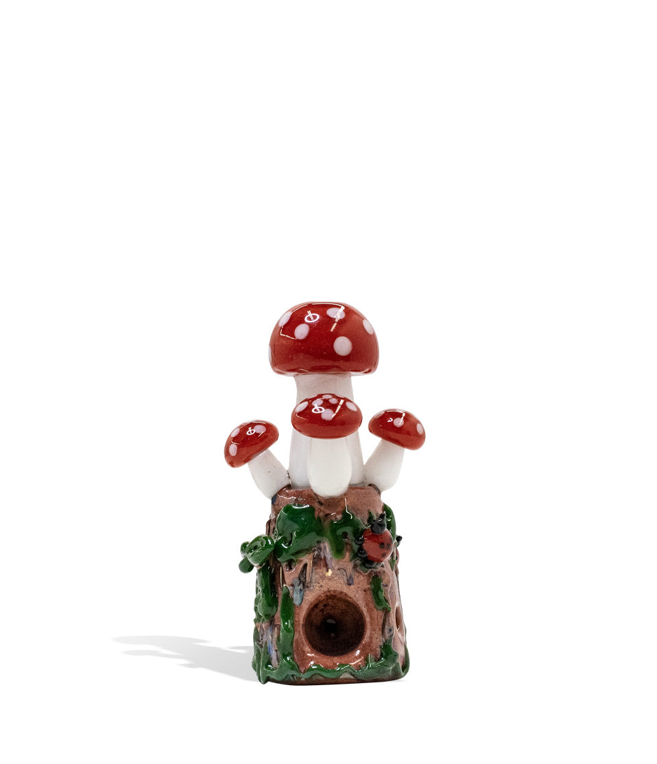 Empire Glassworks Mushroom Dry Hand Pipe glass hand pipe on white background