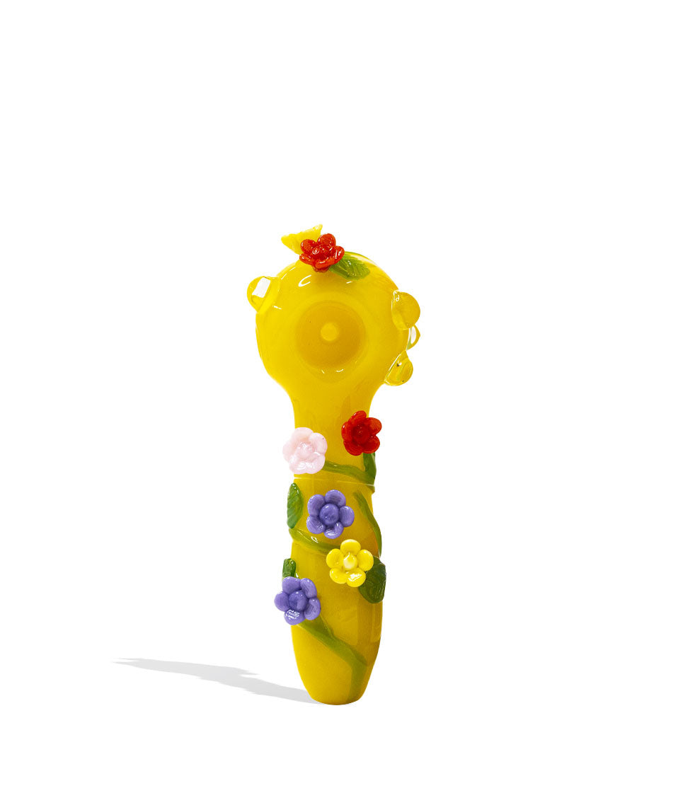 Empire Glassworks Sunshine Garden Spoon Hand Pipe glass hand pipe on white background