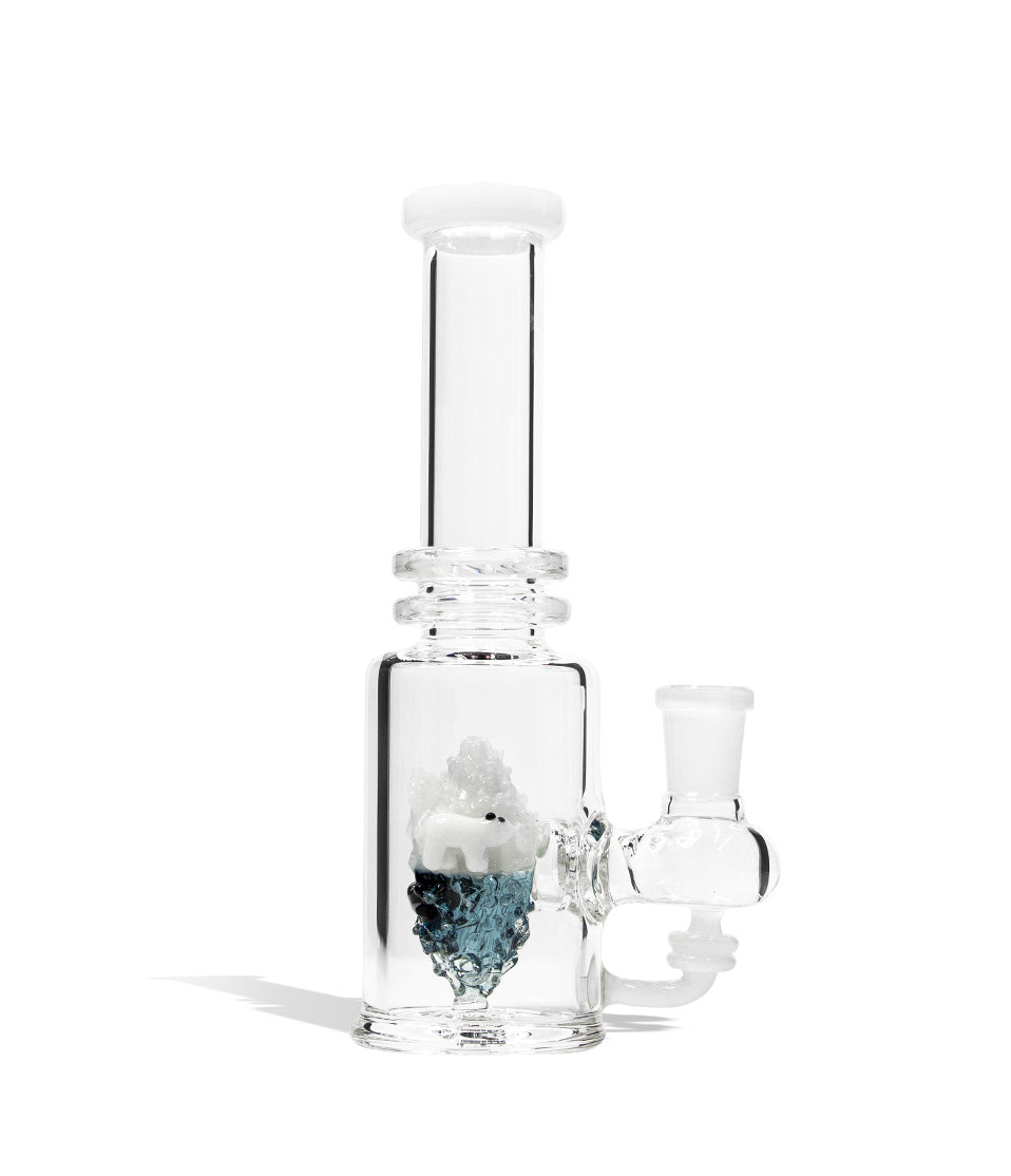 Empire Glassworks Avenge the Arctic Mini Tube glass water pipe bong on white background