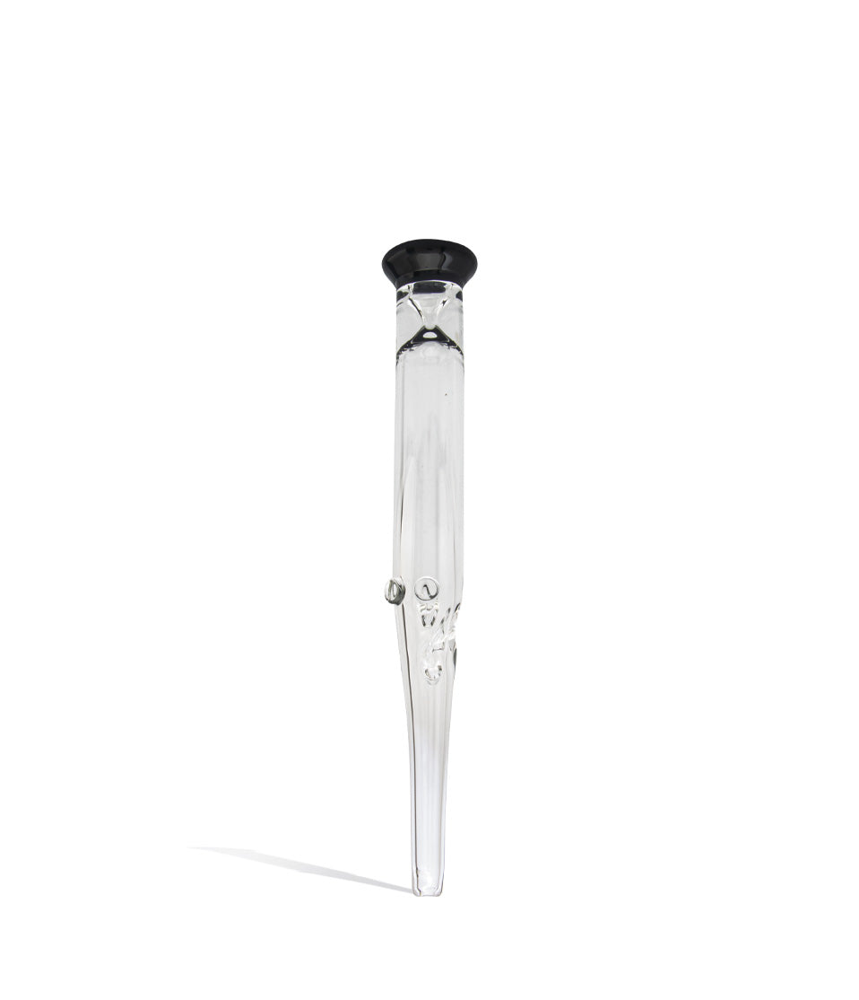 Glass Nectar Straw with Colored Mouthpiece nectar collector concentrate on white background