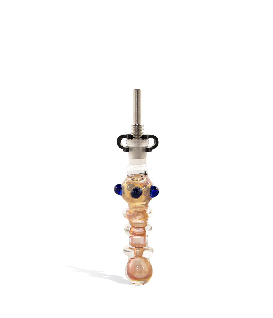 Gold and Silver Fancy Art Assorted Nectar Collector nectar collector concentrate on white background