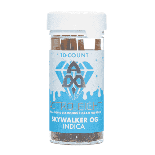 Astro Eight THC-A Liquid Diamond Pre-Rolls - Skywalker OG