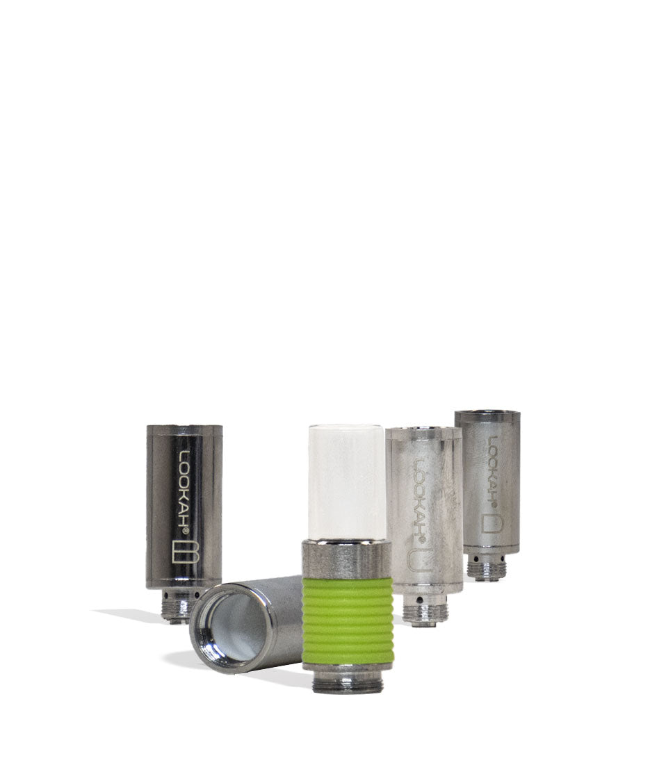 Lookah 510 Type M Quartz Tank 4pk replacement replacement part for Lookah vape on white background