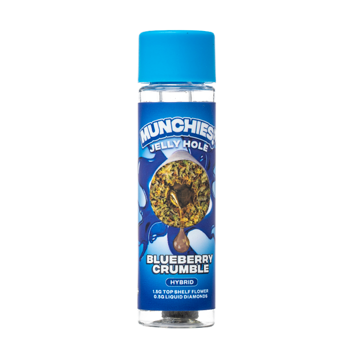 Munchies Jelly Hole Pre-Rolls - Blueberry Crumble