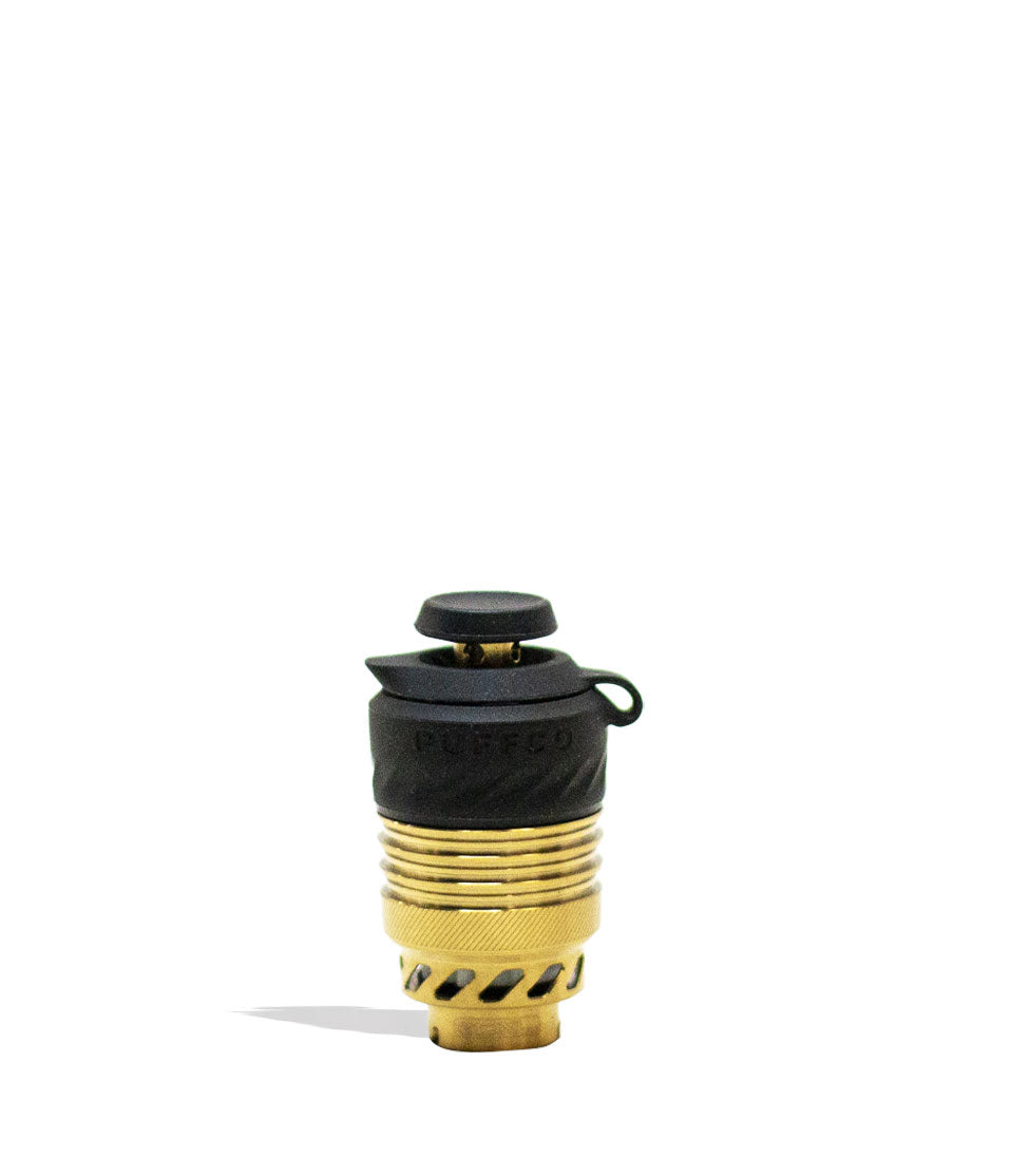 Puffco Peak Pro 3DXL Limited Edition Gold Atomizer replacement atomizer for Puffco vape on white background