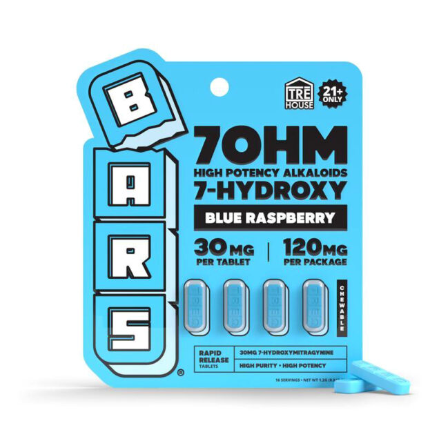Tre House Bars 7OH Tablets - Blue Raspberry