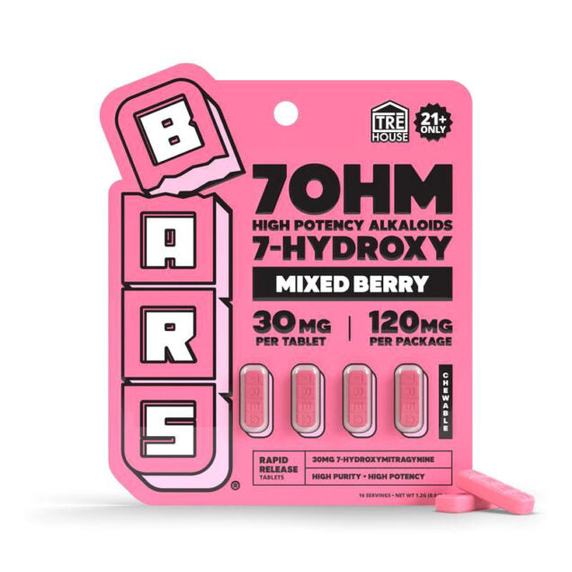 Tre House Bars 7OH Tablets - Mixed Berry