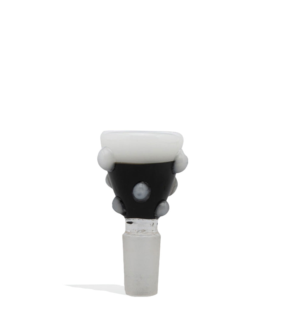 US Colored Ground Glass Bowl with Colored Marbles glass bowl piece bong on white background
