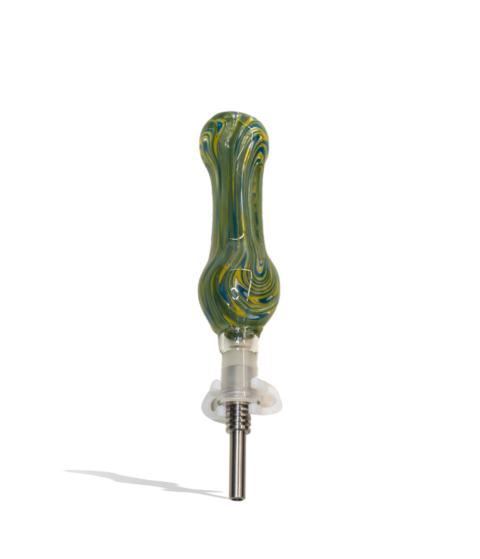 Wig Wag Design Nectar Collector with 10mm Stainless Steel Tip nectar collector concentrate on white background
