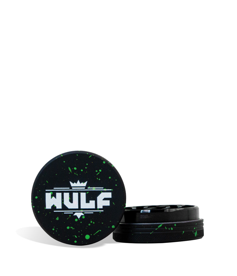 Wulf Mods 2pc 50mm Spatter Grinder herb grinder on white background