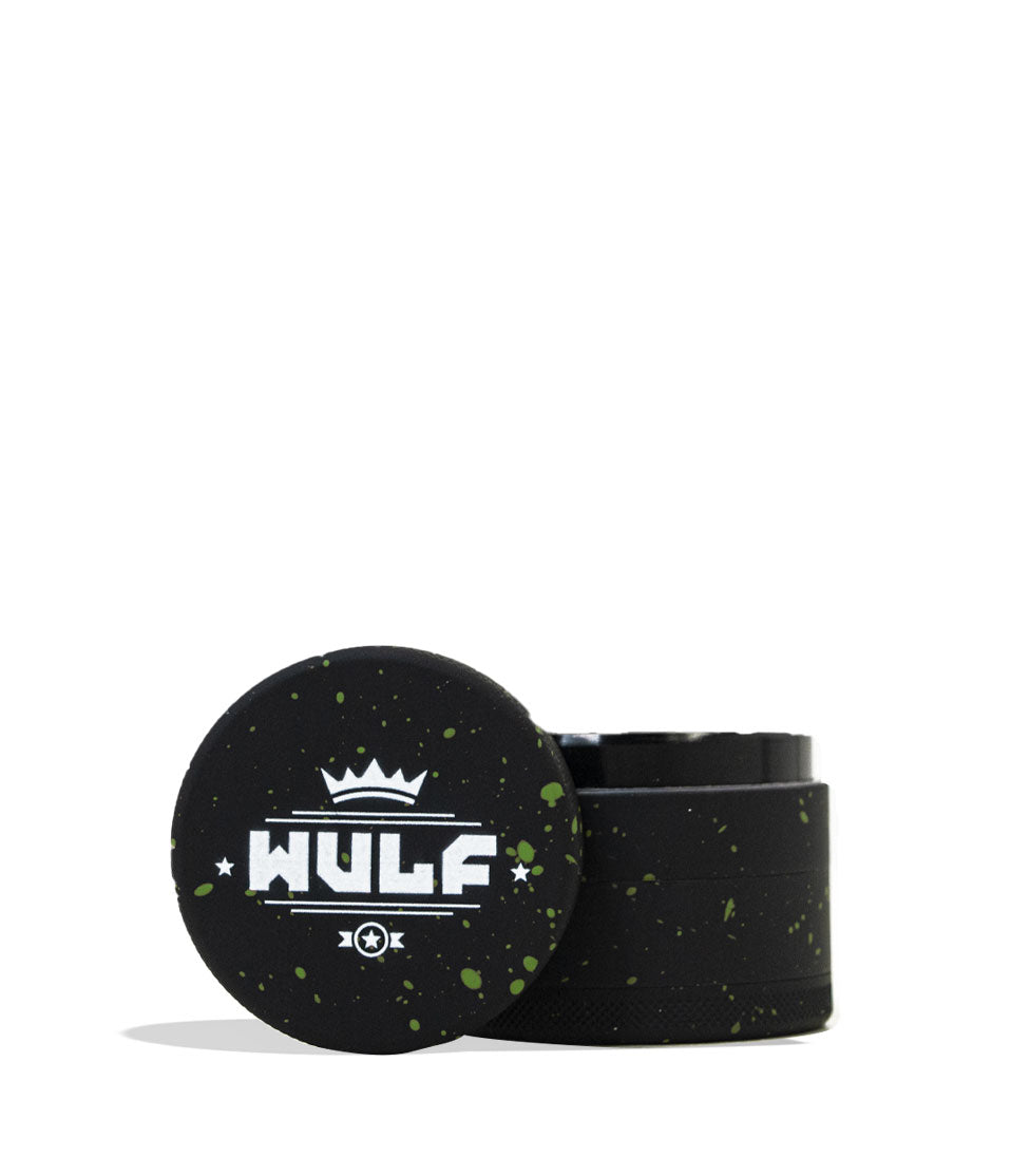 Wulf Mods 4pc 50mm Spatter Grinder herb grinder on white background