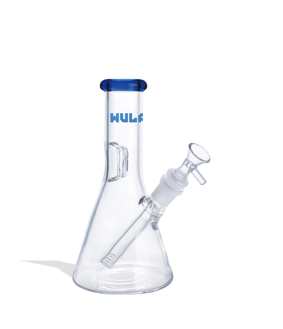 Wulf Mods 5mm 8inch Beaker Water Pipe glass water pipe bong on white background
