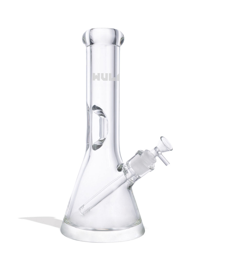 Wulf Mods 9mm 12inch Beaker Water Pipe glass water pipe bong on white background