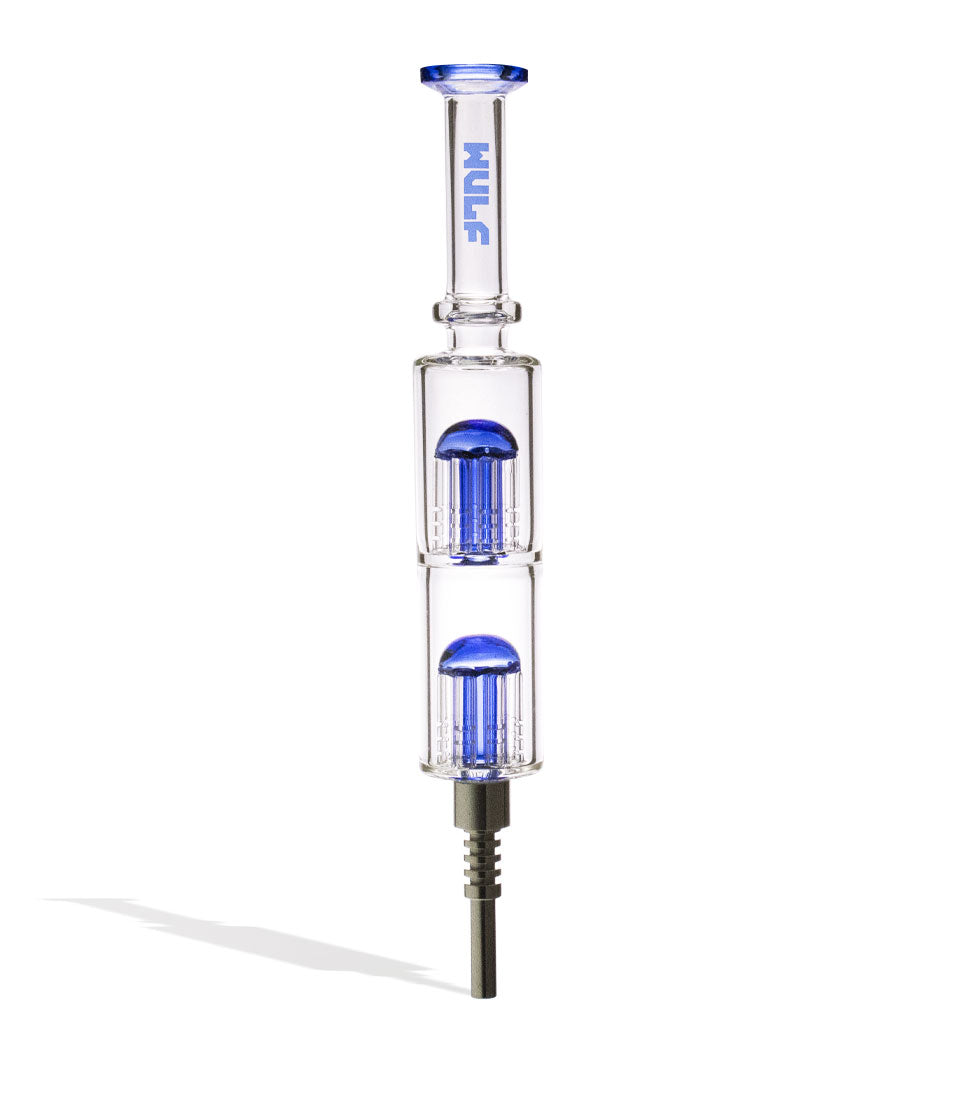 Wulf Mods Timber Stack Water Filtered Nectar Collector nectar collector concentrate on white background