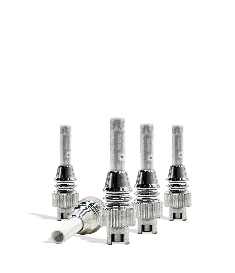 Yocan Dyno Replacement Tip Coil 5pk replacement coil for Yocan vape on white background