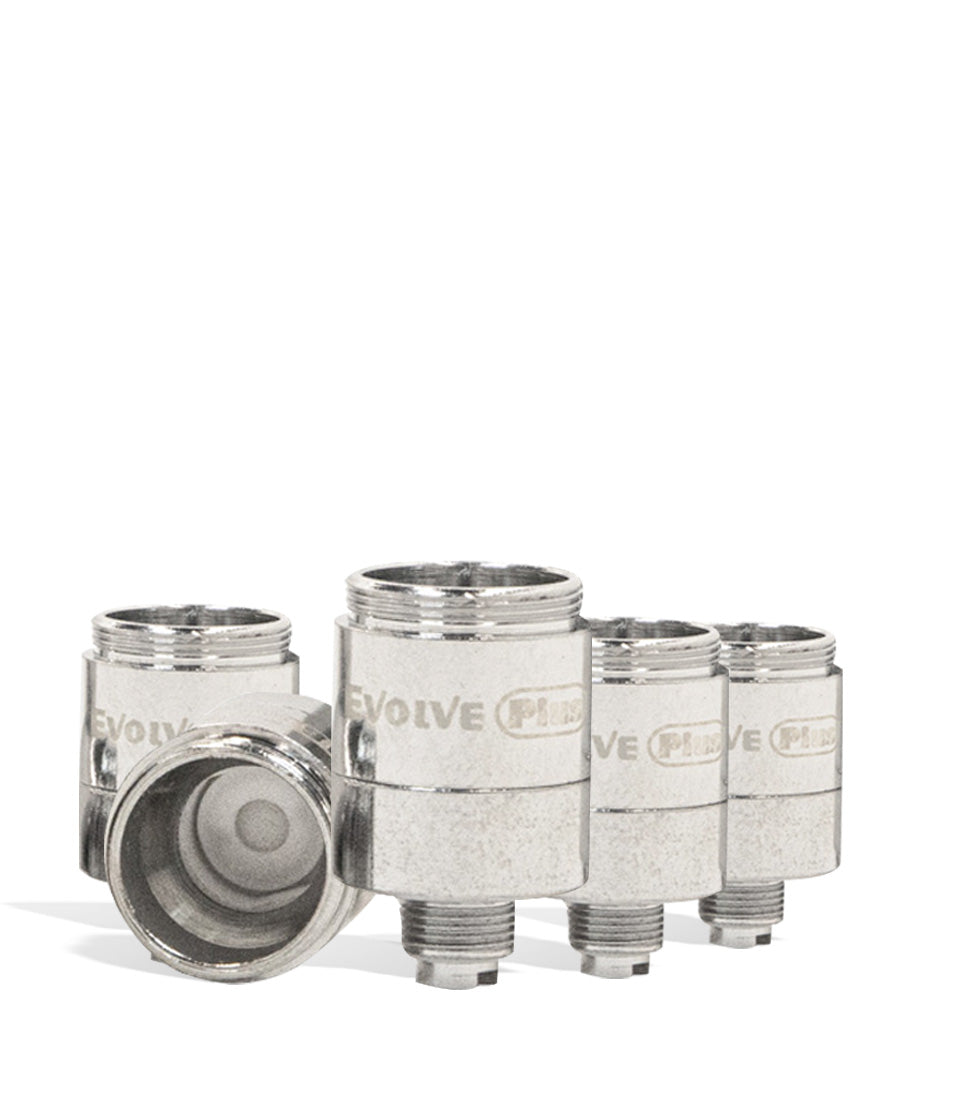 Wulf Mods Evolve Plus Coil 5pk replacement coil for Yocan vape on white background