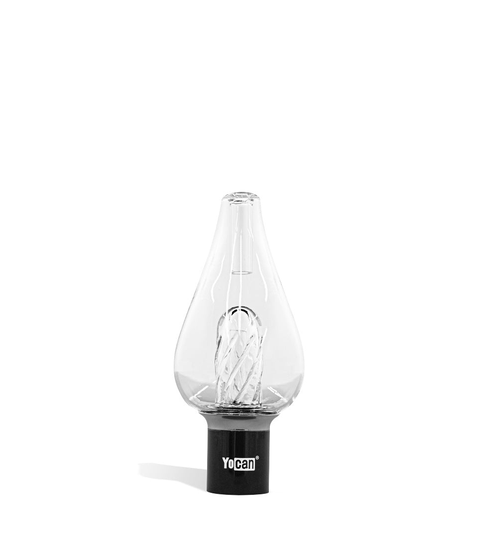 Yocan Flame Glass Bubbler Attachment replacement replacement part for Yocan vape on white background