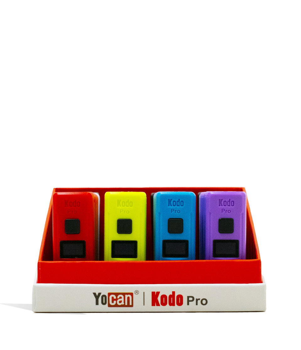 Yocan KODO Pro Cartridge Vaporizer 20pk 510 cartridge battery vape pen on white background