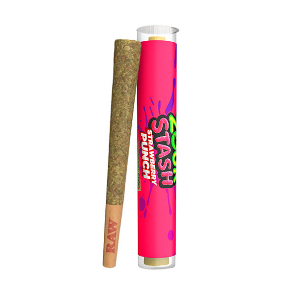 Zour Stash THCA Hash Hole Pre-Rolls - Strawberry Punch