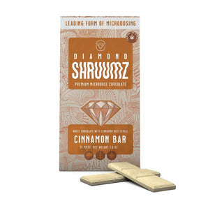 Diamond Shruumz Microdose Chocolate Bar Cinnamon Bar
