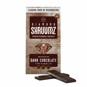 Diamond Shruumz Microdose Chocolate Bar Dark Chocolate