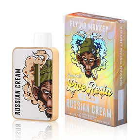 Flying Monkey Delta 8 Live Resin Disposable Russian Cream