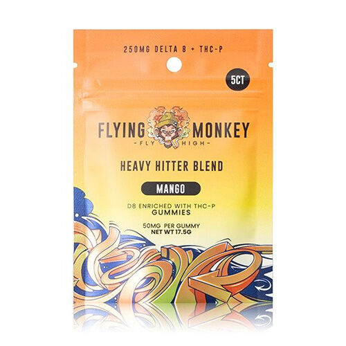 Flying Monkey Heavy Hitter Delta 8 Gummies Mango