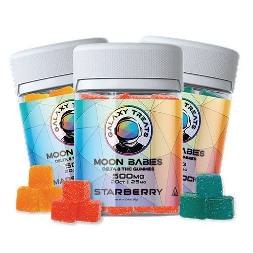 Galaxy Treats Moon Babies Delta 8 Gummies