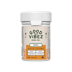 Good Vibez Delta 9 Gummies Peach