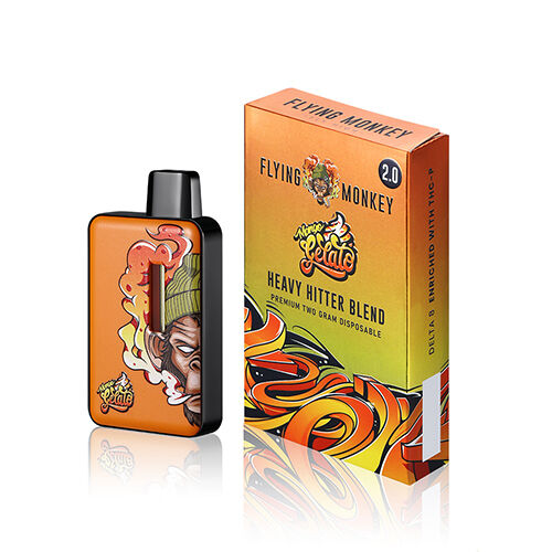 Heavy Hitter Delta 8 Disposable Vape by Flying Monkey | 2 Grams Heavy Hitter Delta 8 Disposable Vape by Flying Monkey | 2 Grams