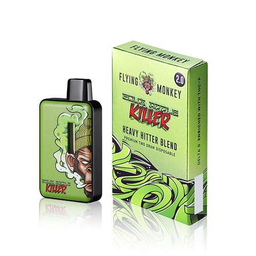 Heavy Hitter Delta 8 Disposable Vape by Flying Monkey | 2 Grams Heavy Hitter Delta 8 Disposable Vape by Flying Monkey | 2 Grams