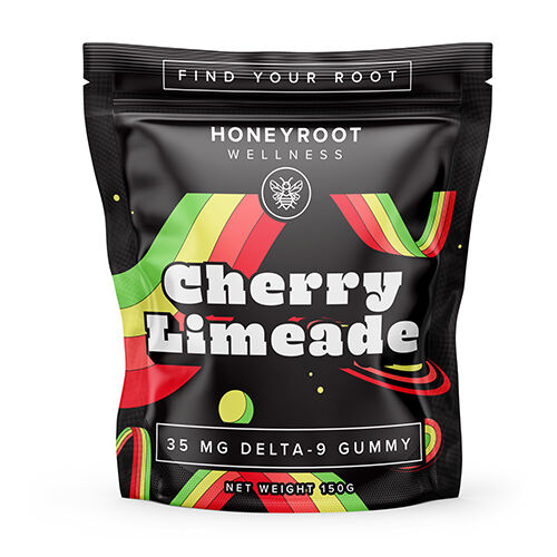 Honeyroot Delta-9 Gummies Cherry Limeade
