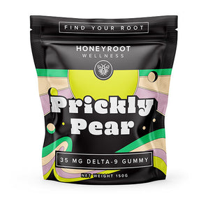 Honeyroot Delta-9 Gummies Prickly Pear