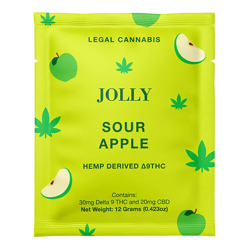 Jolly Cannabis Gummies 2-Pack Sour Apple