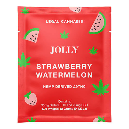 Jolly Cannabis Gummies 2-Pack Strawberry Watermelon