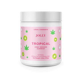 Jolly Cannabis Gummies Jar Tropical