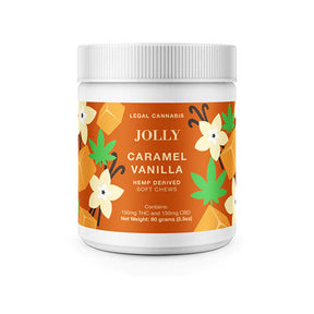 Jolly Cannabis Soft Chews Caramel Vanilla