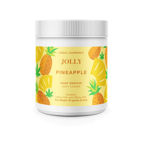 Jolly Cannabis Soft Chews Pineapple