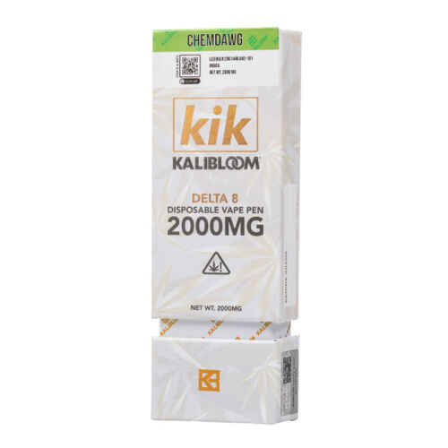 Kalibloom KIK Delta 8 Disposable Chemdawg