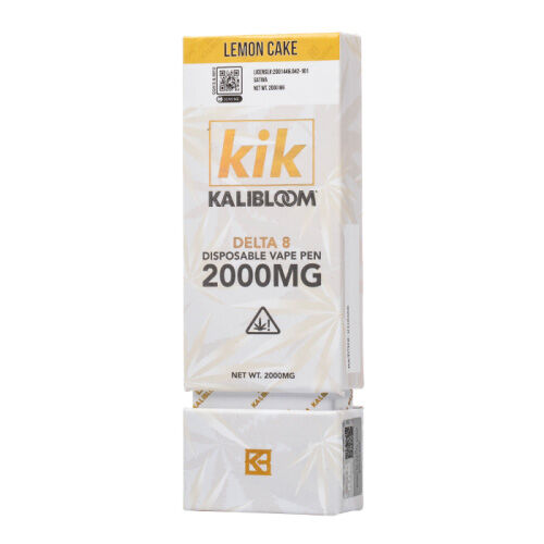 Kalibloom KIK Delta 8 Disposable Lemon Cake
