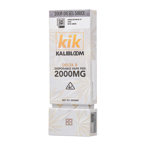 Kalibloom KIK Delta 8 Disposable Sour Diesel Cake