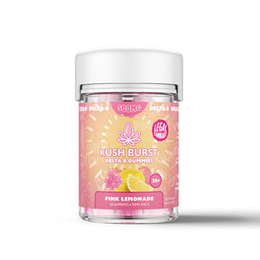 Kush Burst Delta-8 Gummies Pink Lemonade