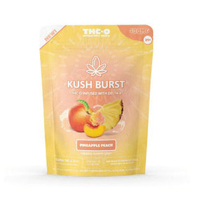 Kush Burst THC-O Gummies Pineapple Peach