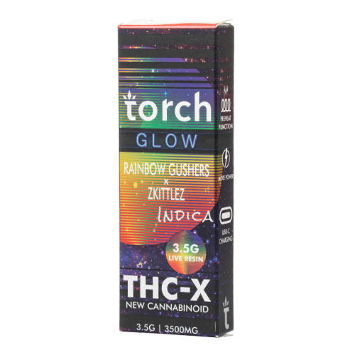 Torch Glow Disposable Rainbow Gushers x Zkittlez