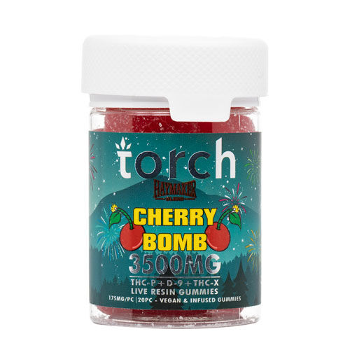 Torch Haymaker Blend Live Resin Gummies Cherry Bomb
