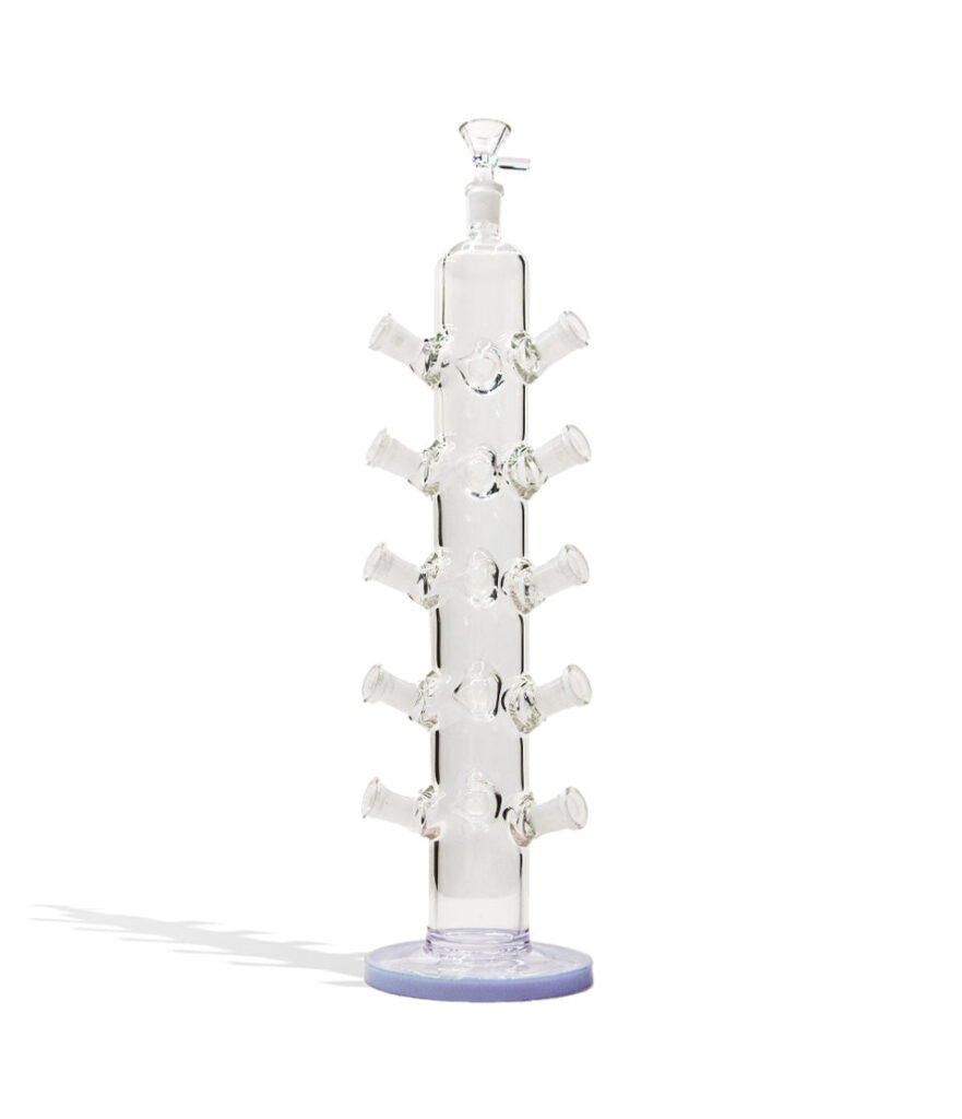 16pc Bowl or Banger Display for 14mm Joints glass bowl piece bong on white background