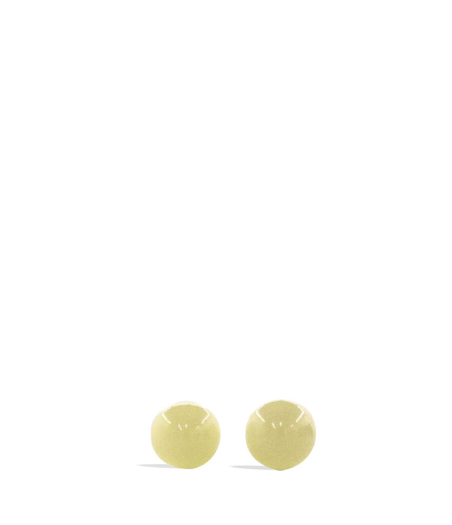 2pk Glass Beads with Custom Color for Bangers glass accessory on white background