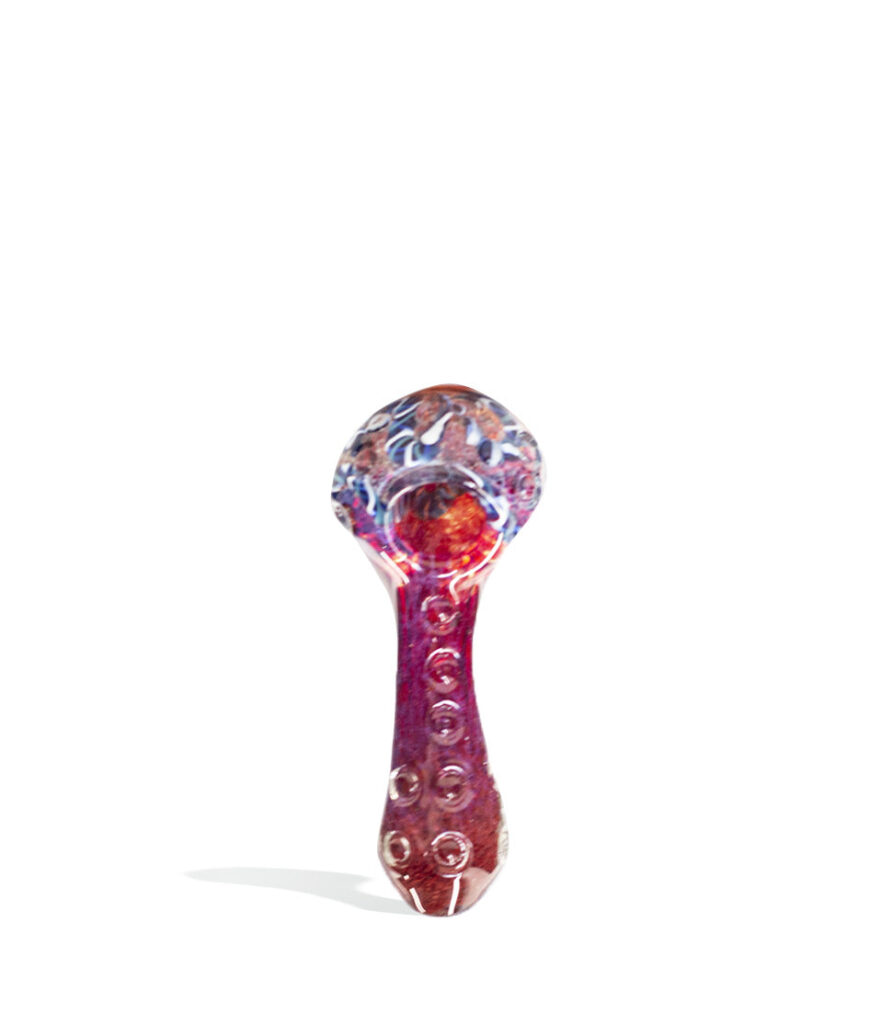 4 Inch Dye Art Hand Pipe glass hand pipe on white background