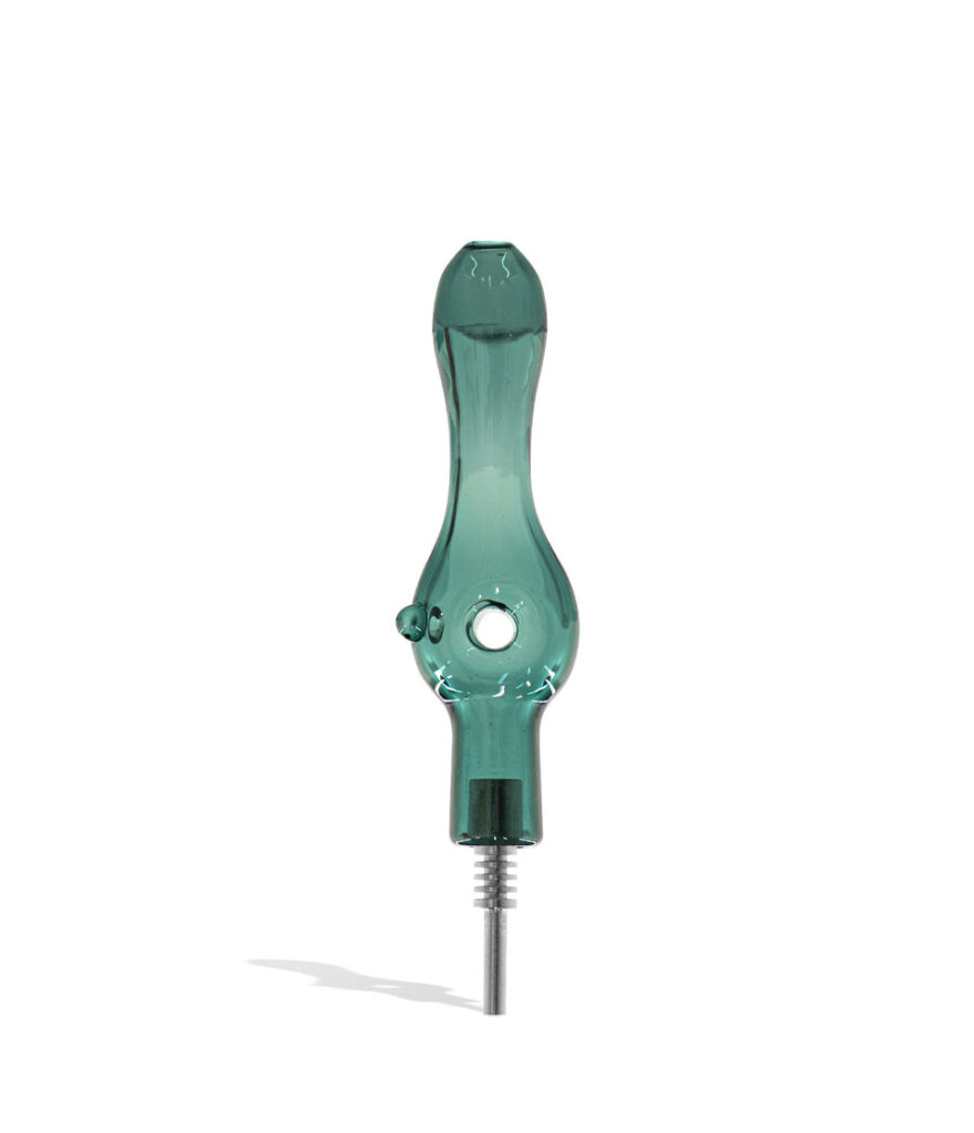 4 inch Nectar Straw with Mixed Colors nectar collector concentrate on white background