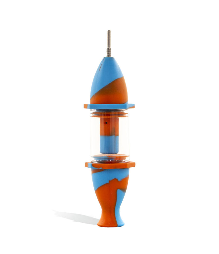 8 inch Silicone Nectar Collector Set nectar collector concentrate on white background